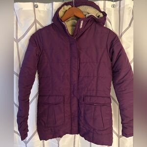 Lands' End Kids' Purple Puffer Jacket